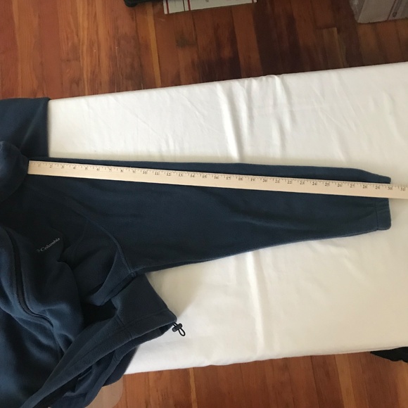 COLUMBIA Fleece Jacket Full Zip Front Coat Blue Green Women’s Plus Size 2X - Picture 13 of 16